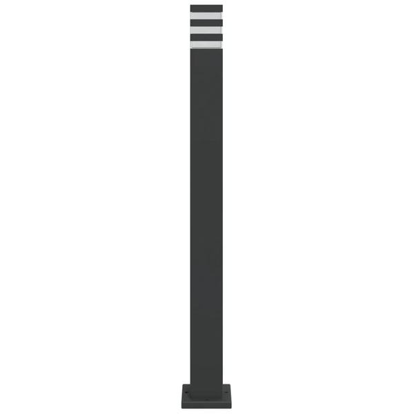Schwarze Säulenleuchten Isliam 110cm (3 Stück Aluminium)