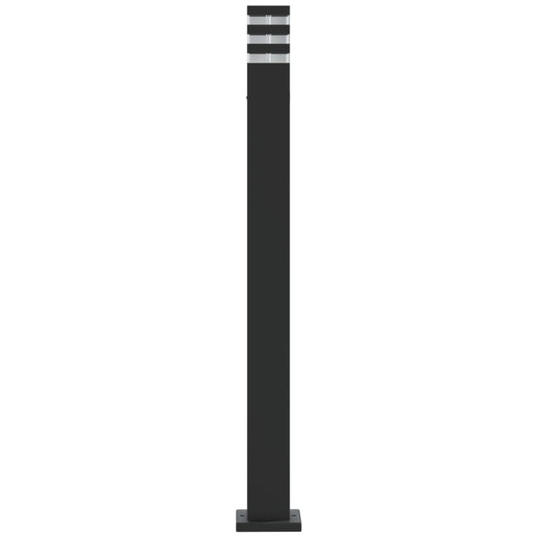 Schwarze Säulenleuchten Isliam 110cm (3 Stück Aluminium)