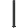 Schwarze Säulenleuchten Isliam 110cm (3 Stück Aluminium)