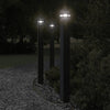 Schwarze Säulenleuchten Isliam 110cm (3 Stück Aluminium)