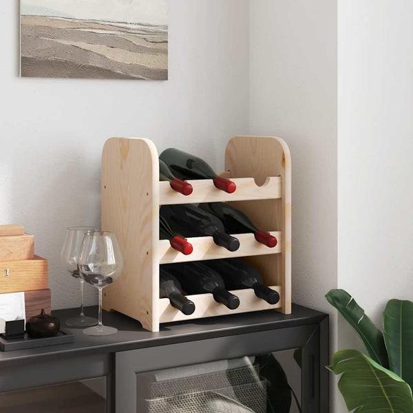 Viiniteline Leventica 33x25x37cm (mänty)