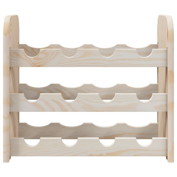 Weinflaschenregal Leventica 43x25x37cm (Kiefer)