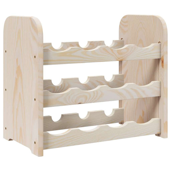 Weinflaschenregal Leventica 43x25x37cm (Kiefer)