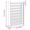 Weinregal Leventica 72,5x25x111,5cm (Kiefer)