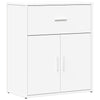 Weißes Sideboard Gaspar 60x31x70cm (2 Stück Holz)