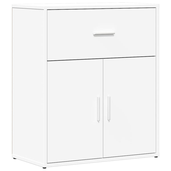 Weißes Sideboard Gaspar 60x31x70cm (2 Stück Holz)
