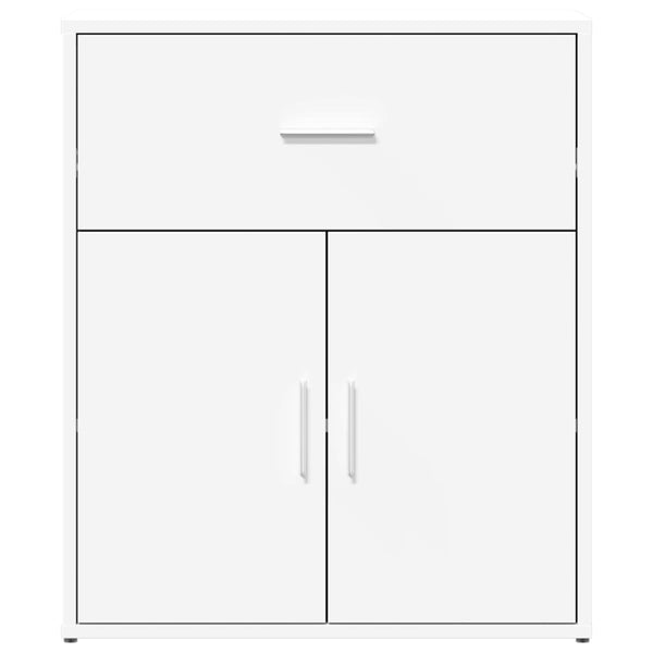 Weißes Sideboard Gaspar 60x31x70cm (2 Stück Holz)