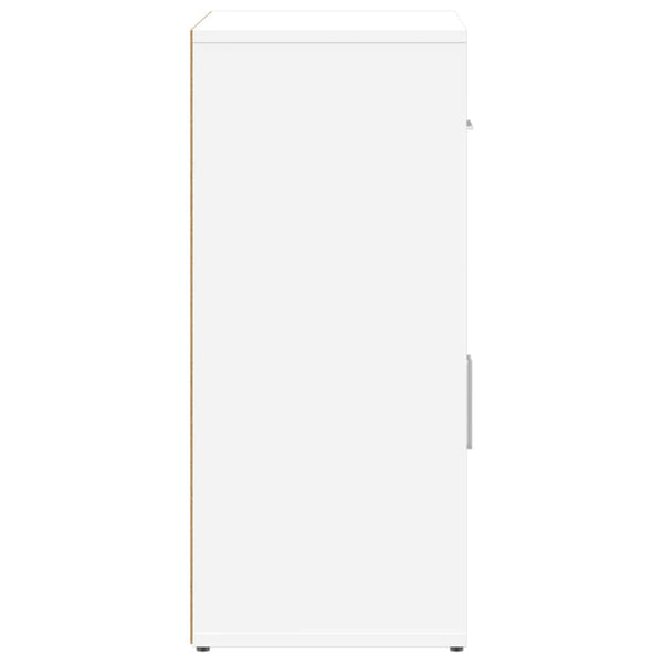 Weißes Sideboard Gaspar 60x31x70cm (2 Stück Holz)