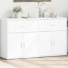 Weißes Sideboard Gaspar 60x31x70cm (2 Stück Holz)