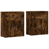 Gaspar Beistellschrank, Eiche Rauchgrau, 60x31x70 cm (2 St., Holz)