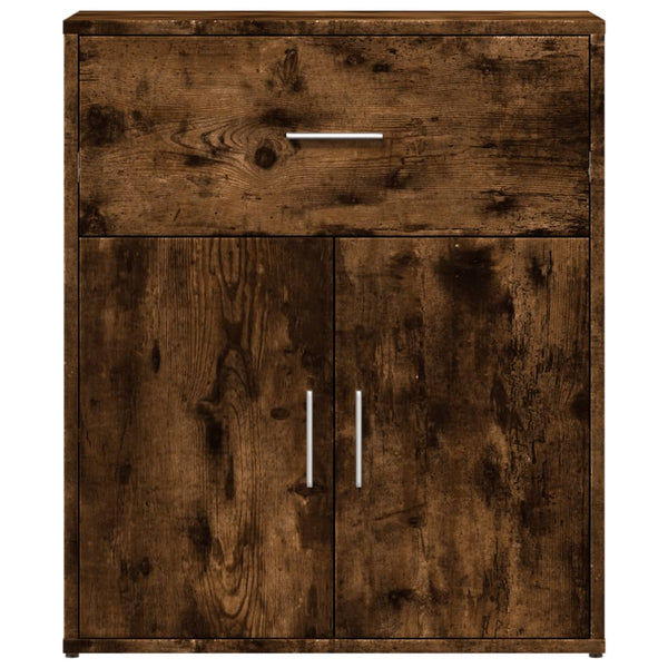 Gaspar Beistellschrank, Eiche Rauchgrau, 60x31x70 cm (2 St., Holz)