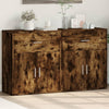 Gaspar Beistellschrank, Eiche Rauchgrau, 60x31x70 cm (2 St., Holz)