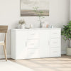 Weißer Hochschrank Perhaita 60x31x70cm (2 Stück Holz)