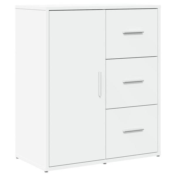 Weißer Hochschrank Perhaita 60x31x70cm (2 Stück Holz)
