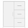 Weißer Hochschrank Perhaita 60x31x70cm (2 Stück Holz)