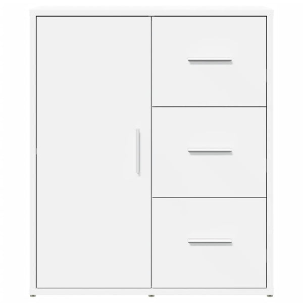 Weißer Hochschrank Perhaita 60x31x70cm (2 Stück Holz)
