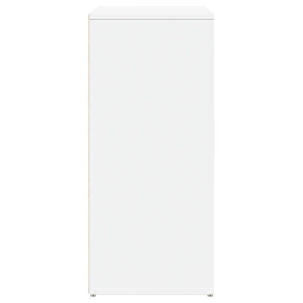 Weißer Hochschrank Perhaita 60x31x70cm (2 Stück Holz)