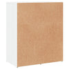 Weißer Hochschrank Perhaita 60x31x70cm (2 Stück Holz)