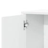 Weißer Hochschrank Perhaita 60x31x70cm (2 Stück Holz)