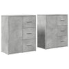 Betoninharmaa senkit Perhaita 60x31x70cm (2 kpl puinen)