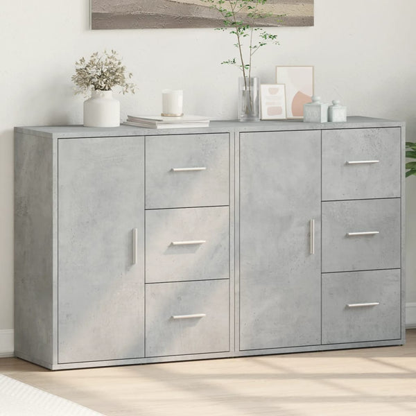 Betoninharmaa senkit Perhaita 60x31x70cm (2 kpl puinen)