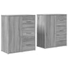 Harmaa senkit Perhaita 60x31x70cm (2 kpl puinen)