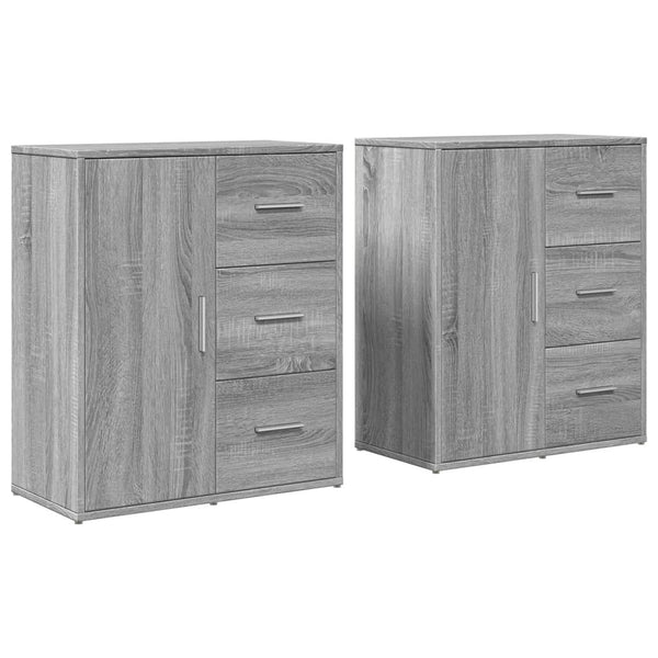 Harmaa senkit Perhaita 60x31x70cm (2 kpl puinen)