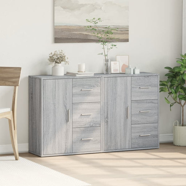 Harmaa senkit Perhaita 60x31x70cm (2 kpl puinen)