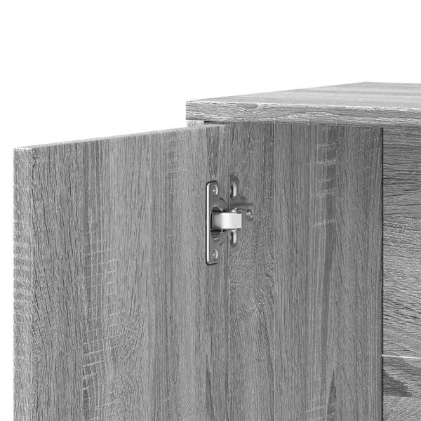 Harmaa senkit Perhaita 60x31x70cm (2 kpl puinen)