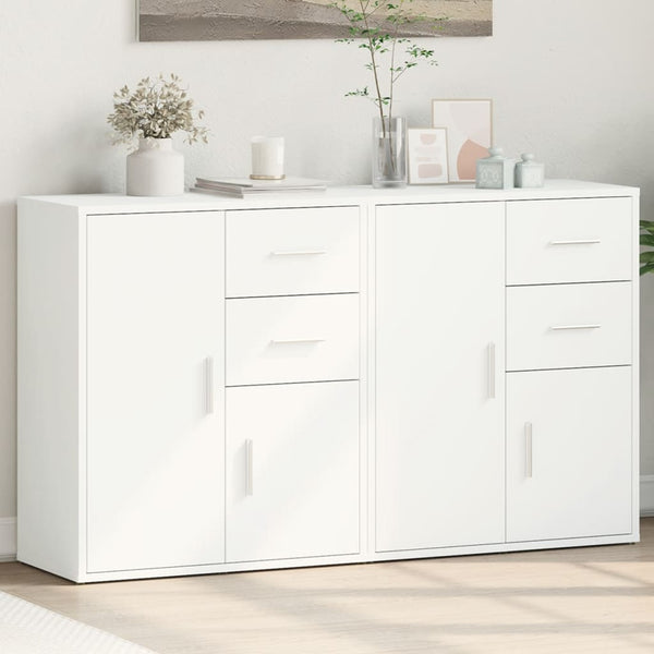 Valkoinen senkit Buerebista 60x31x70cm (2 kpl puinen)