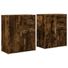 Räuchereiche Sideboard von Buerebista 60x31x70cm (2 St., Holz)