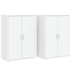 Valkoinen senkit Razdvan 60x31x84cm (2 kpl puinen)