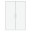 Valkoinen senkit Razdvan 60x31x84cm (2 kpl puinen)