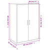 Valkoinen senkit Razdvan 60x31x84cm (2 kpl puinen)