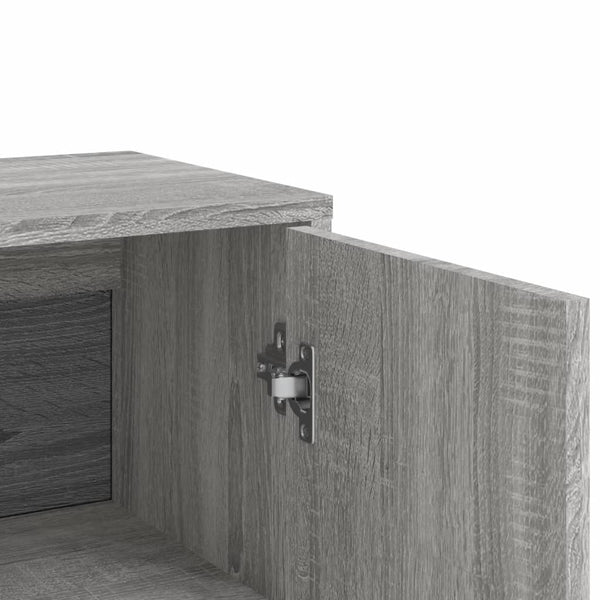 Grauer Schrank Razdvan 60x31x84cm (2 St., Holz)