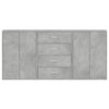 Betoninharmaa senkit Garett 60x31x84cm (3 kpl puinen)