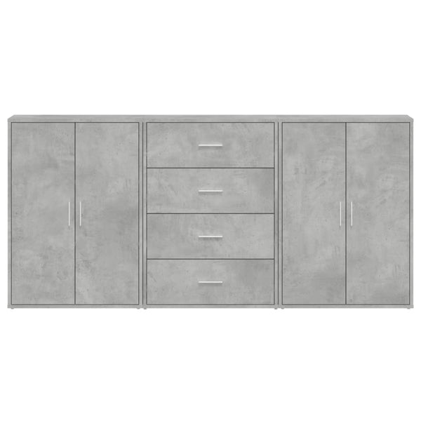 Betoninharmaa senkit Garett 60x31x84cm (3 kpl puinen)