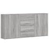 Graues Sideboard Garett 60x31x84cm (3 Stk., Holz)