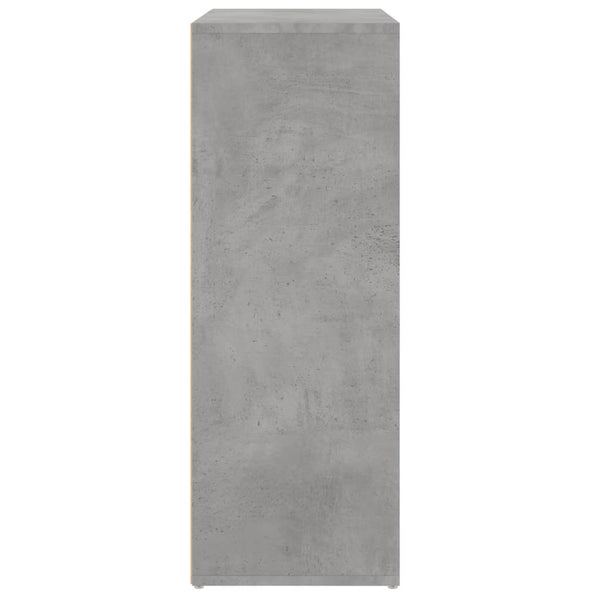 Betongraue Kommoden Pasache 60x31x84cm (2 Stück aus Holz)