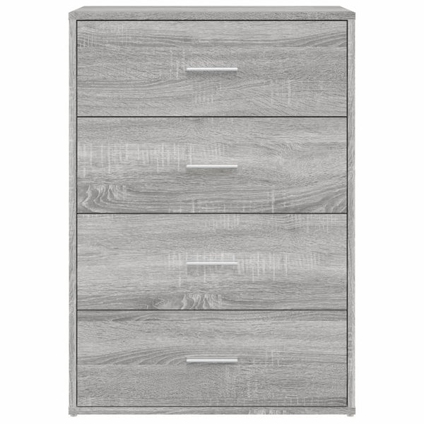 Harmaa senkit Pasache 60x31x84cm (2 kpl, puinen)