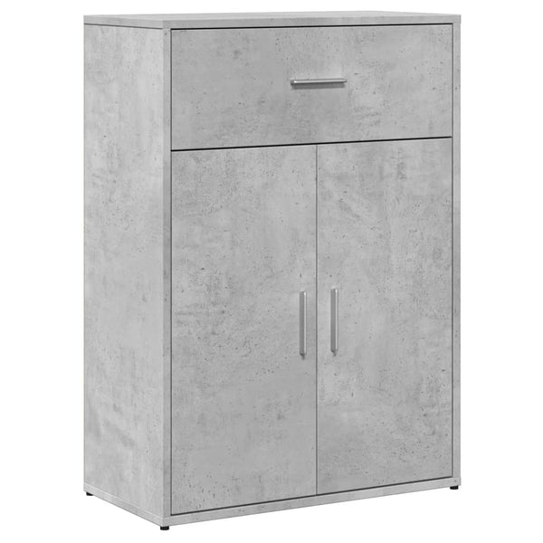 Betongraue Kommoden Leili 60x30x84cm (2 Stück Holz)