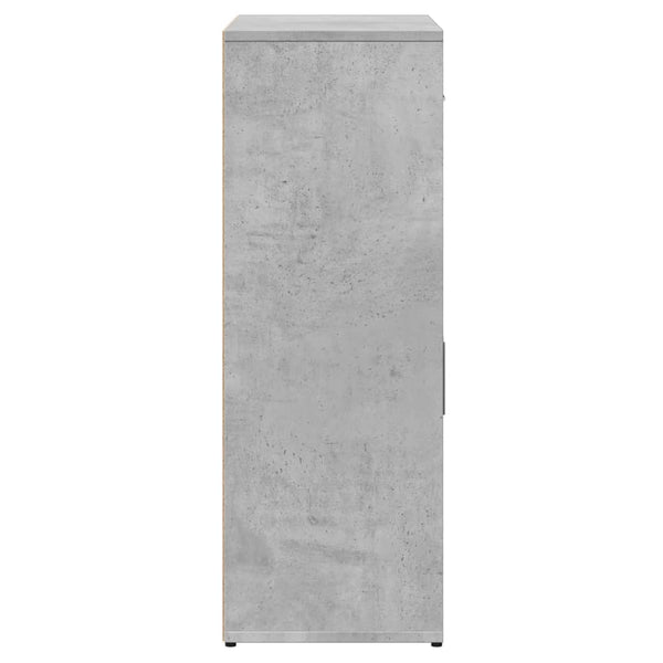Betongraue Kommoden Leili 60x30x84cm (2 Stück Holz)