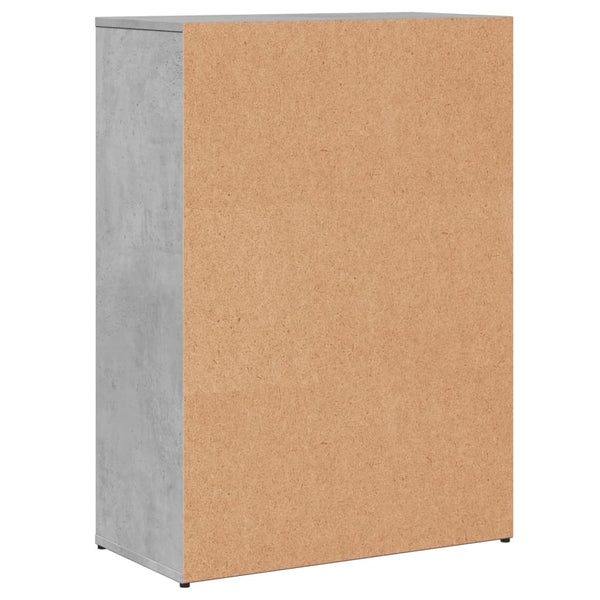 Betongraue Kommoden Leili 60x30x84cm (2 Stück Holz)