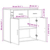 Savutammi senkit Janay 79x38x80cm (2 kpl puinen)