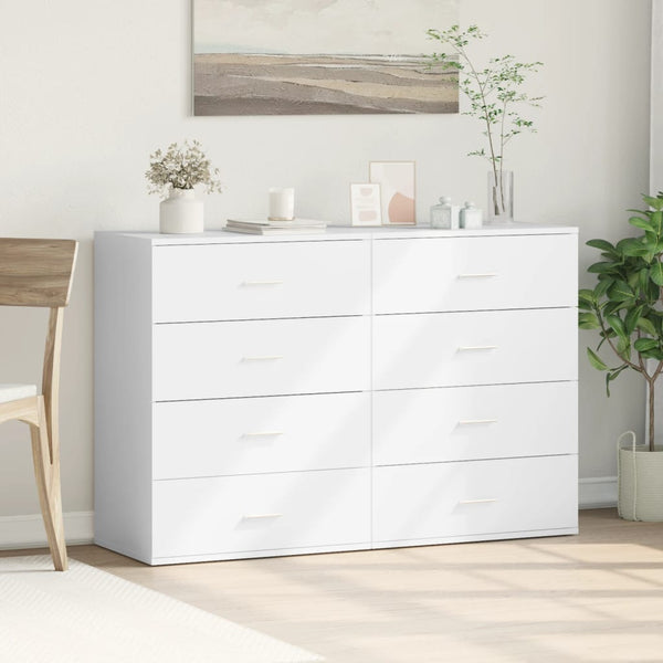 Valkoinen senkit Preparatorul 60x39x80cm (2 kpl puinen)