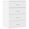 Valkoinen senkit Preparatorul 60x39x80cm (2 kpl puinen)
