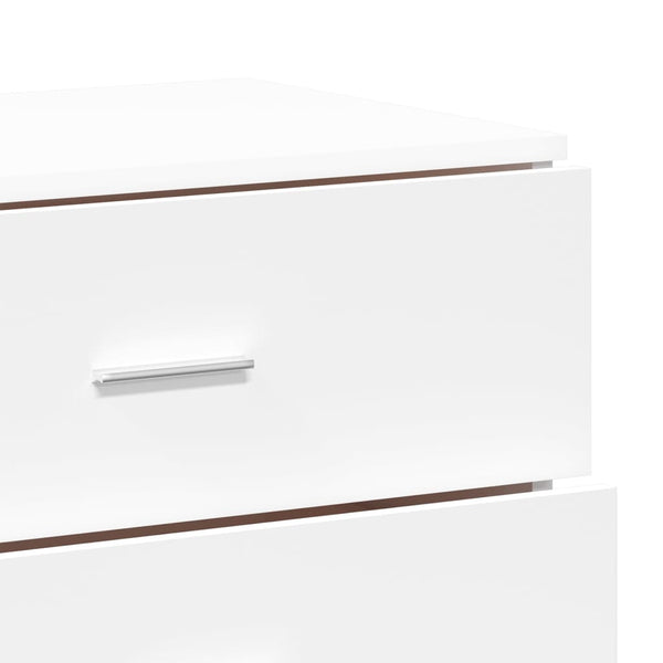 Valkoinen senkit Preparatorul 60x39x80cm (2 kpl puinen)