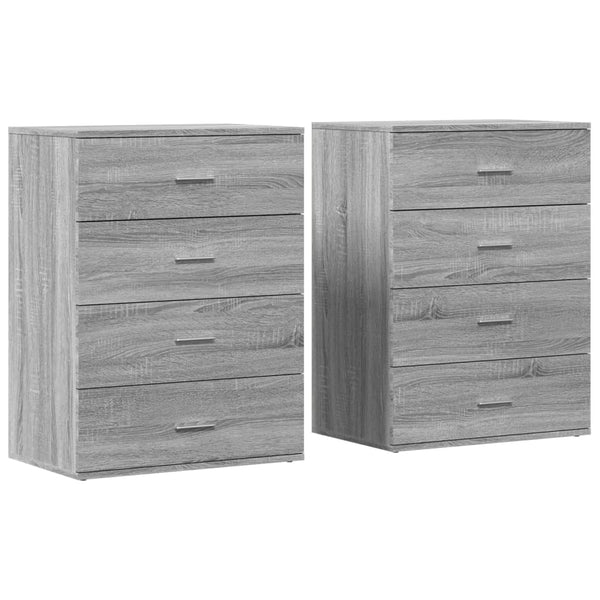 Harmaa senkit Preparatorul 60x39x80cm (2 kpl, puinen)