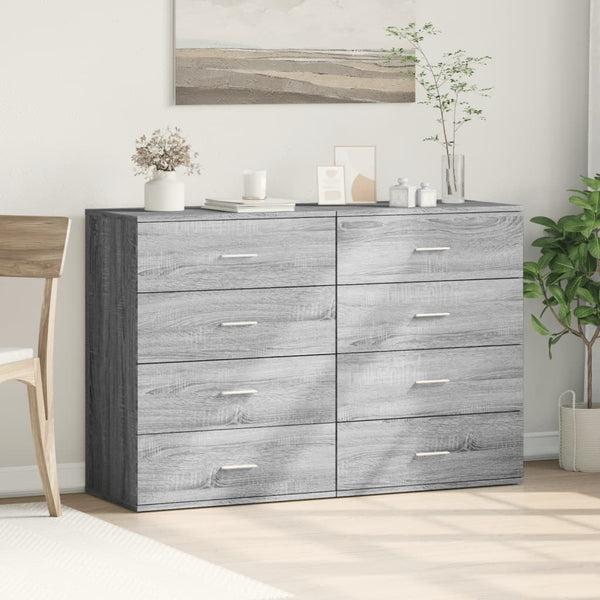 Harmaa senkit Preparatorul 60x39x80cm (2 kpl, puinen)