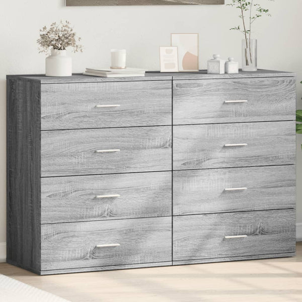 Harmaa senkit Preparatorul 60x39x80cm (2 kpl, puinen)